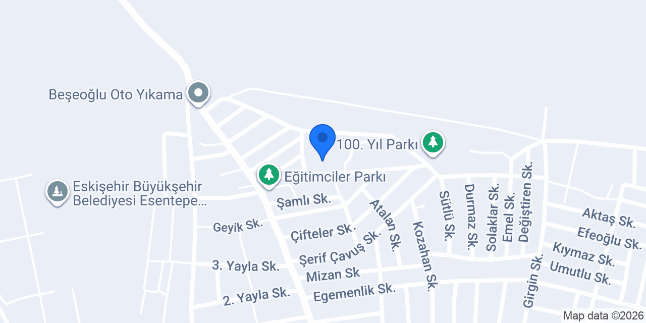100. Yıl Şehit Serdar Ege İlkokulu konumu