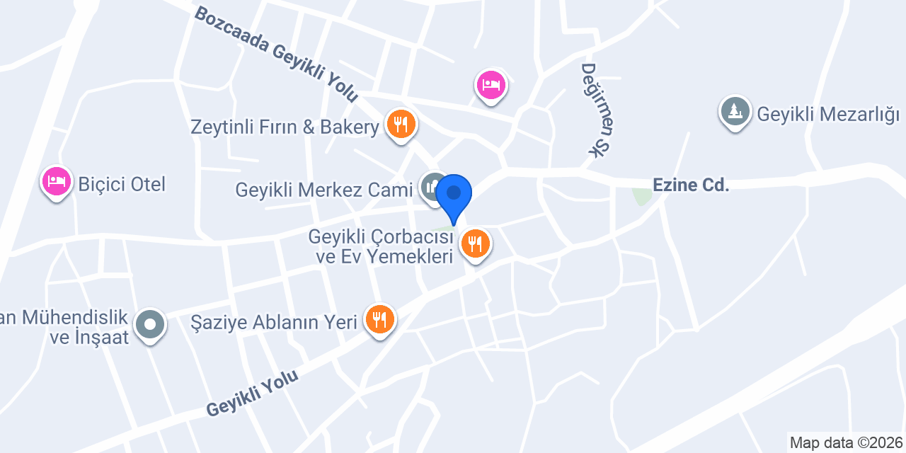 Geyikli Taksi konumu