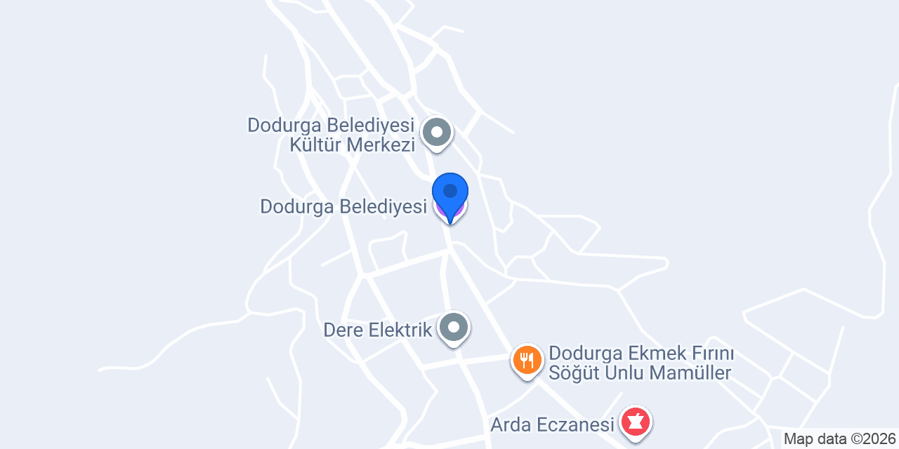 Dodurga Belediyesi konumu