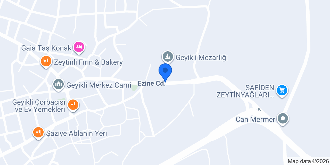 Geyikli Kitabevi konumu