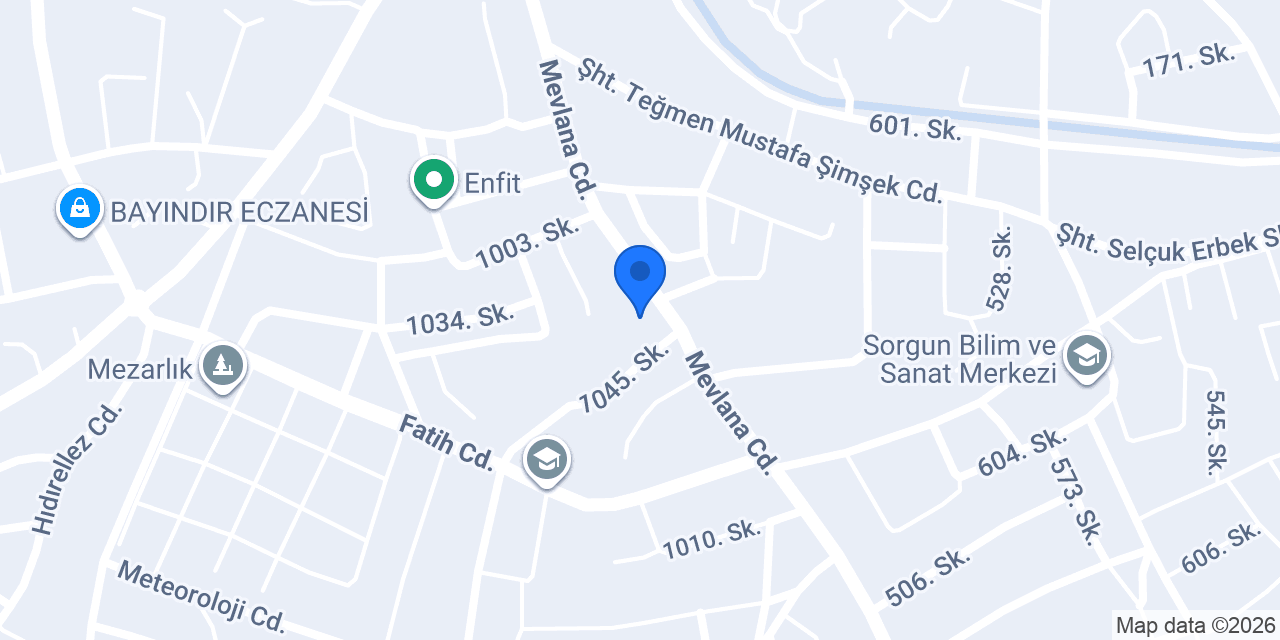 Göktuğ pide fırını konumu
