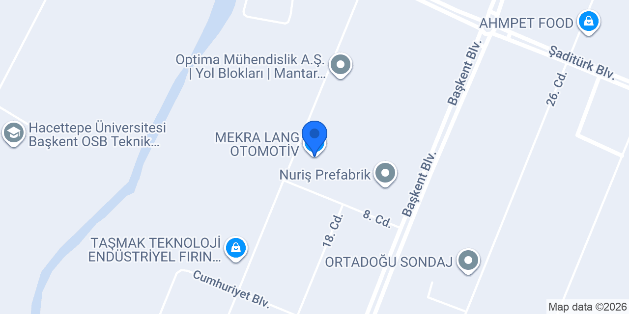 MEKRA LANG OTOMOTİV konumu