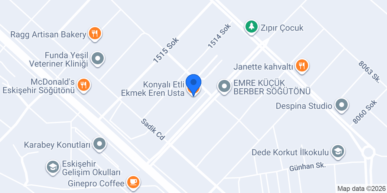 Konyalı Etli Ekmek Eren Usta konumu