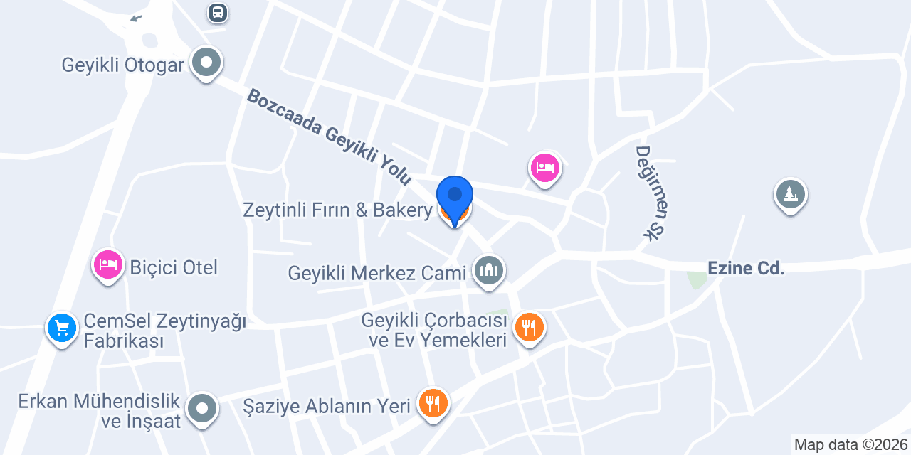 Zeytinli Fırın & Bakery konumu