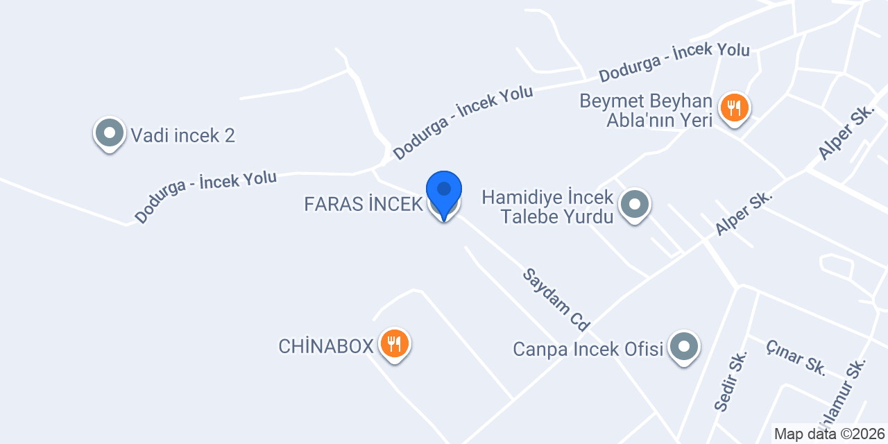 FARAS İNCEK konumu
