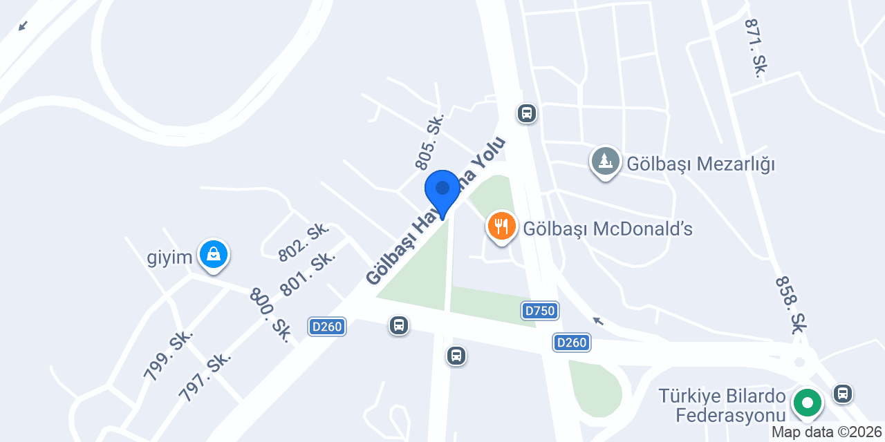 GÖLBAŞI TAKSi konumu