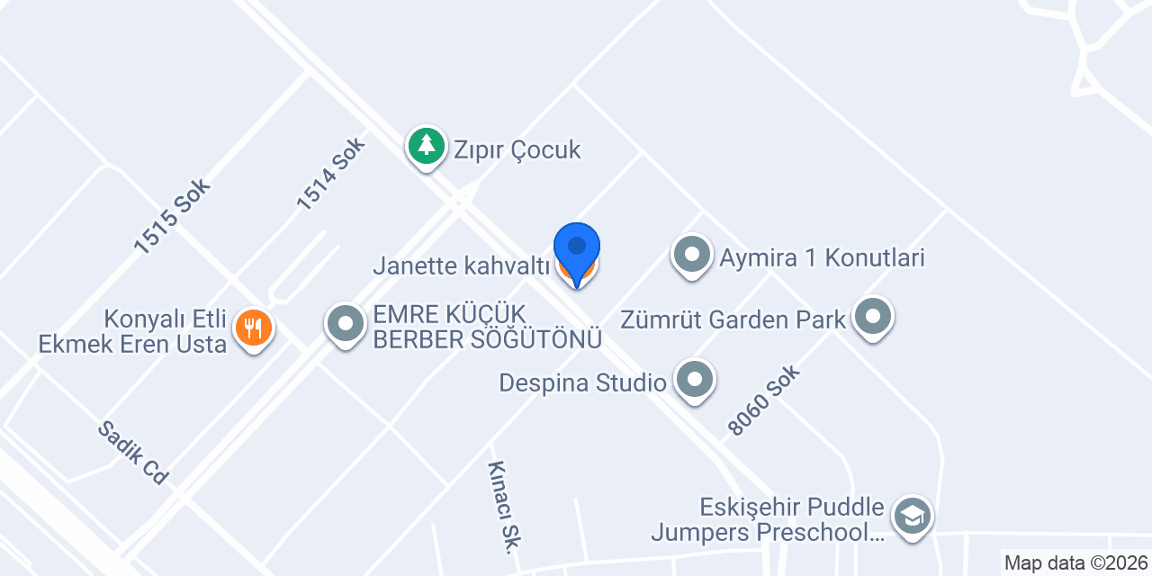 Janette kahvaltı konumu