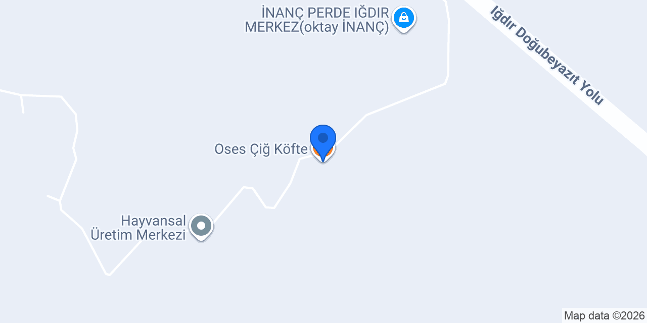 Oses Çiğ Köfte konumu