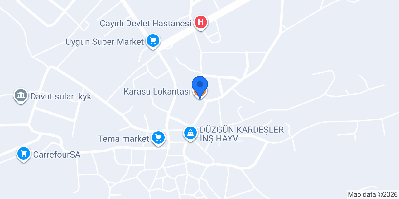 Karasu Lokantası konumu