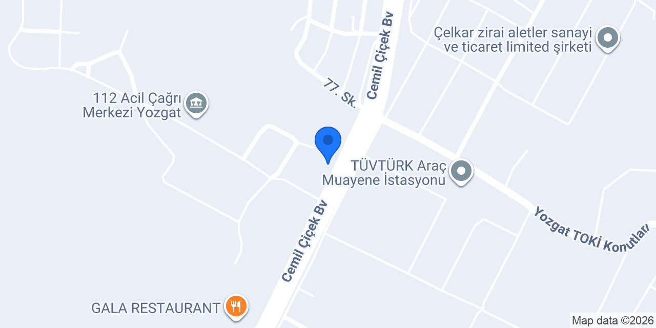Çakır konumu