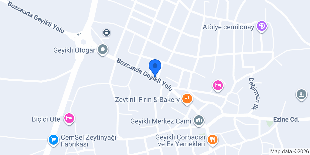 Zeytin çiçeği pansiyon & apart konumu