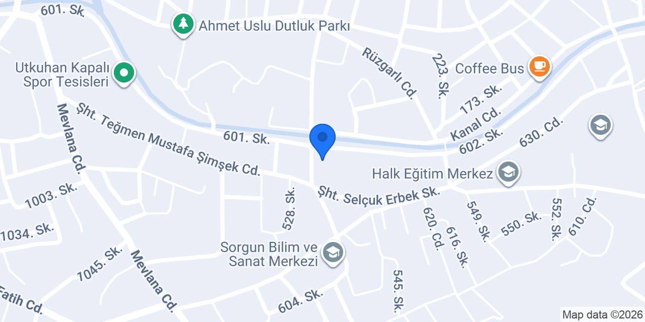 Sorgun Küre Yapı İnşaat konumu