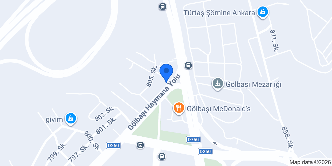 Kelebek Mobilya- Gölbaşı konumu