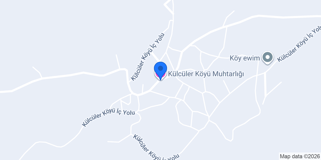 Külcüler Köyü Muhtarlığı konumu