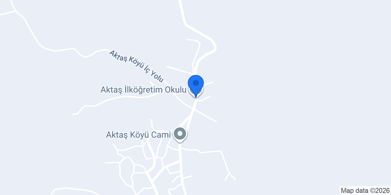 Aktaş İlköğretim Okulu konumu
