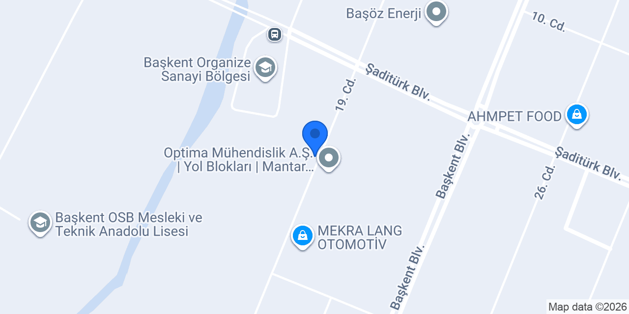 BCC Catering - Başkent OSB konumu