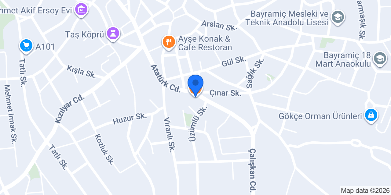 BU&GÜN CAFE konumu