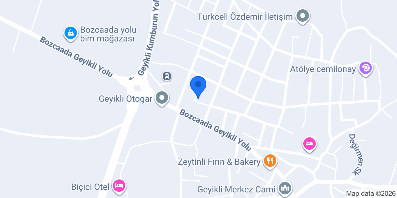 Liya Pansiyon konumu
