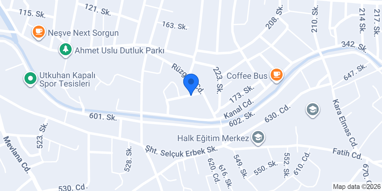 SORGUN TAKSİ konumu