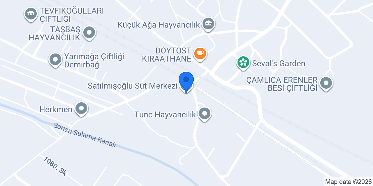 Satılmışoğlu Süt Merkezi konumu
