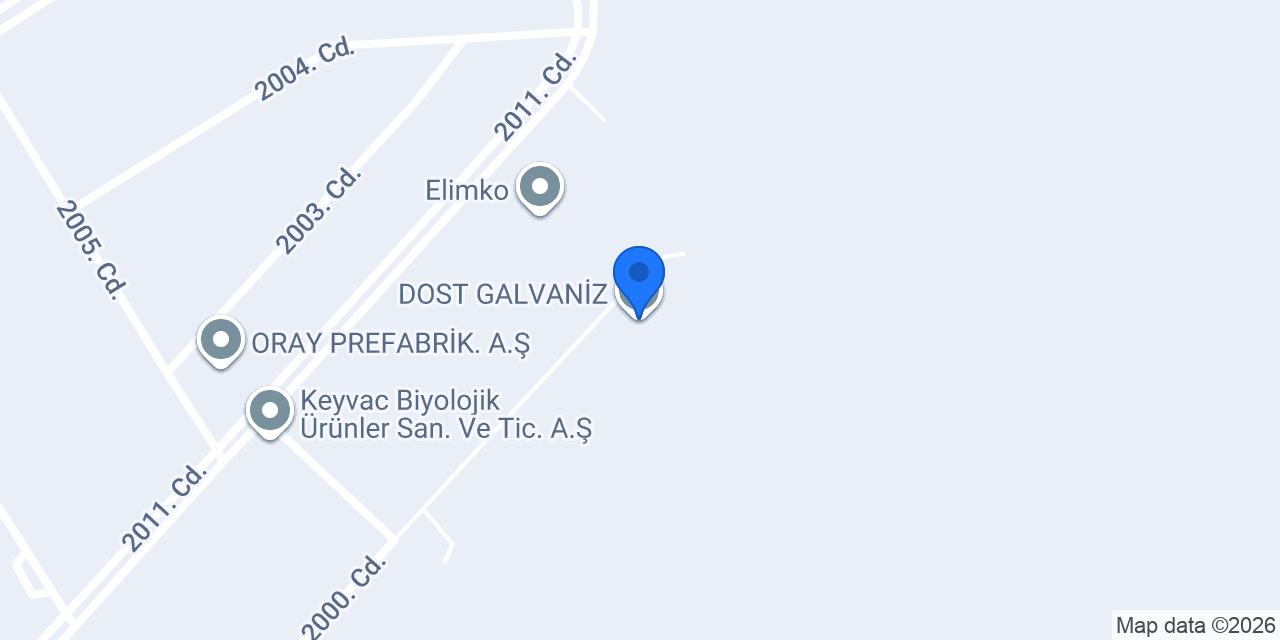 DOST GALVANİZ konumu