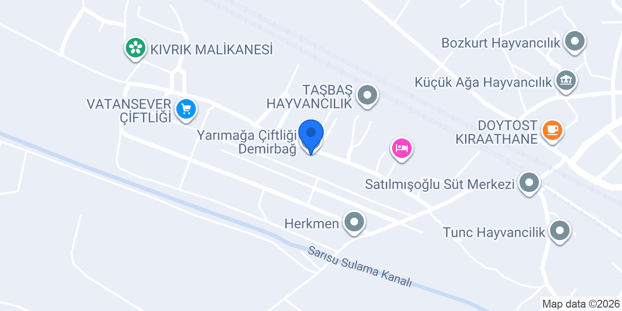 Yarımağa Çiftliği Demirbağ konumu