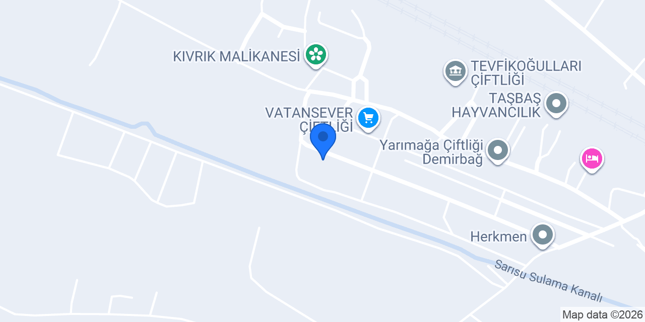 Çetin hayvacılık konumu