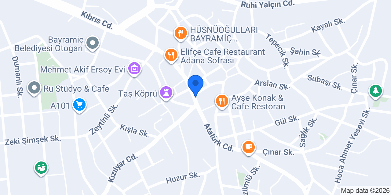Diş Hekimi Erkan Coşkun konumu