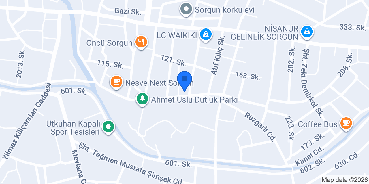 Ekleristan Sorgun konumu