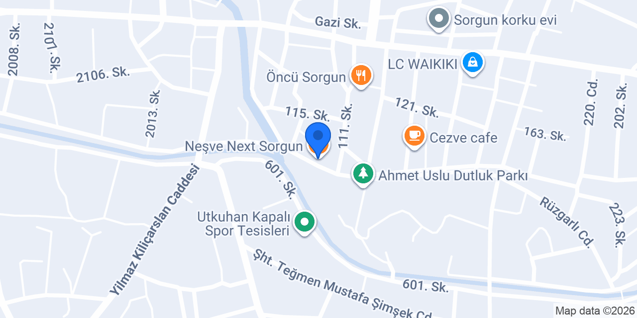 Neşve Next Sorgun konumu