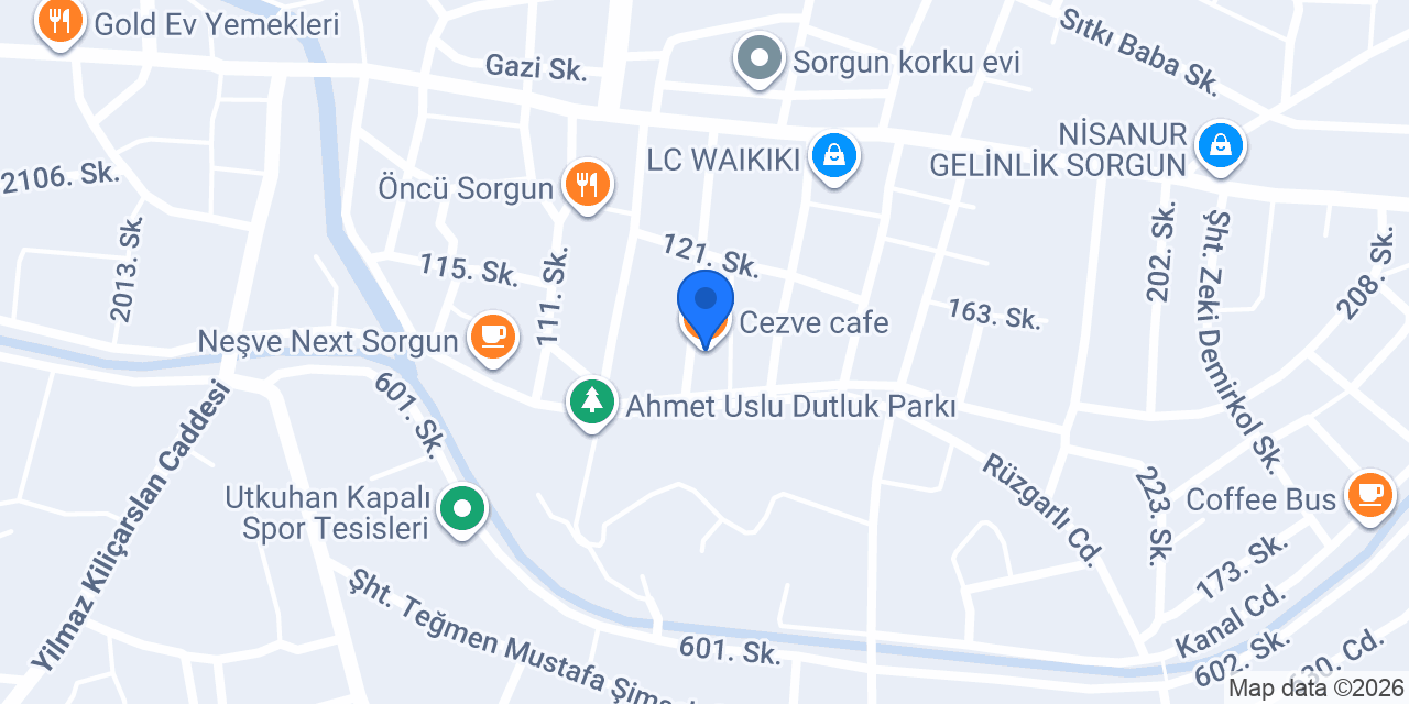 Cezve cafe konumu