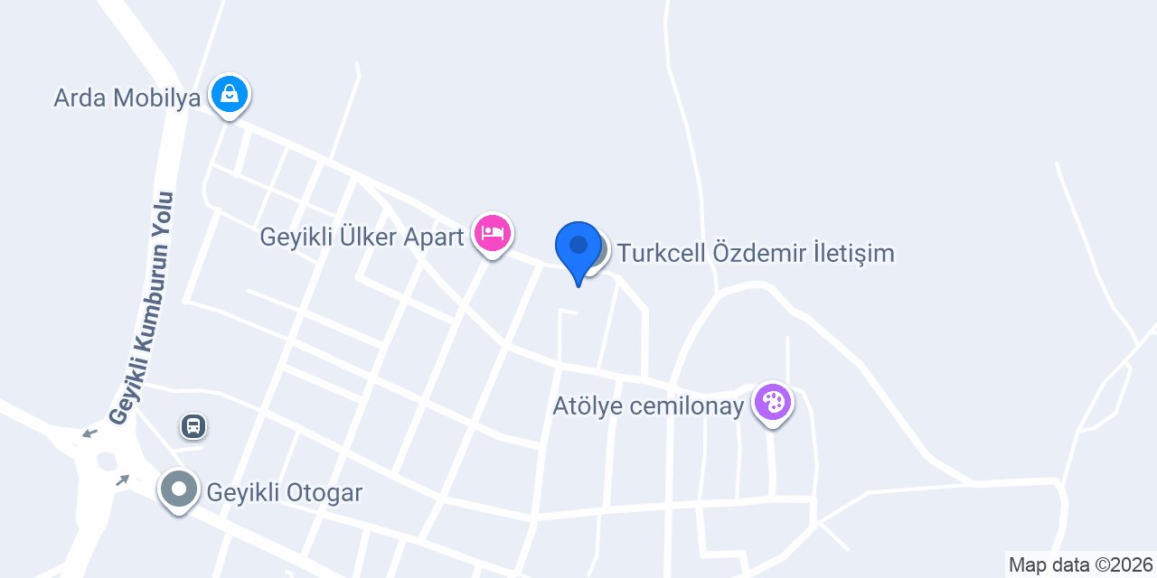Geyikli Ev Pansiyon konumu