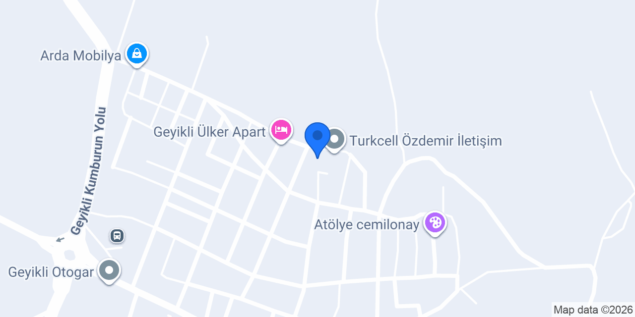 Geyikli Esinti Pansiyon konumu