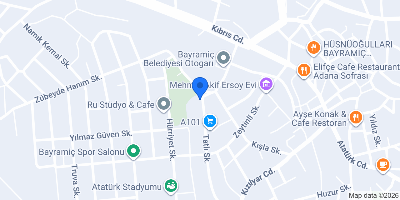Rençberler Tarım A.Ş. Bayramiç Şube konumu