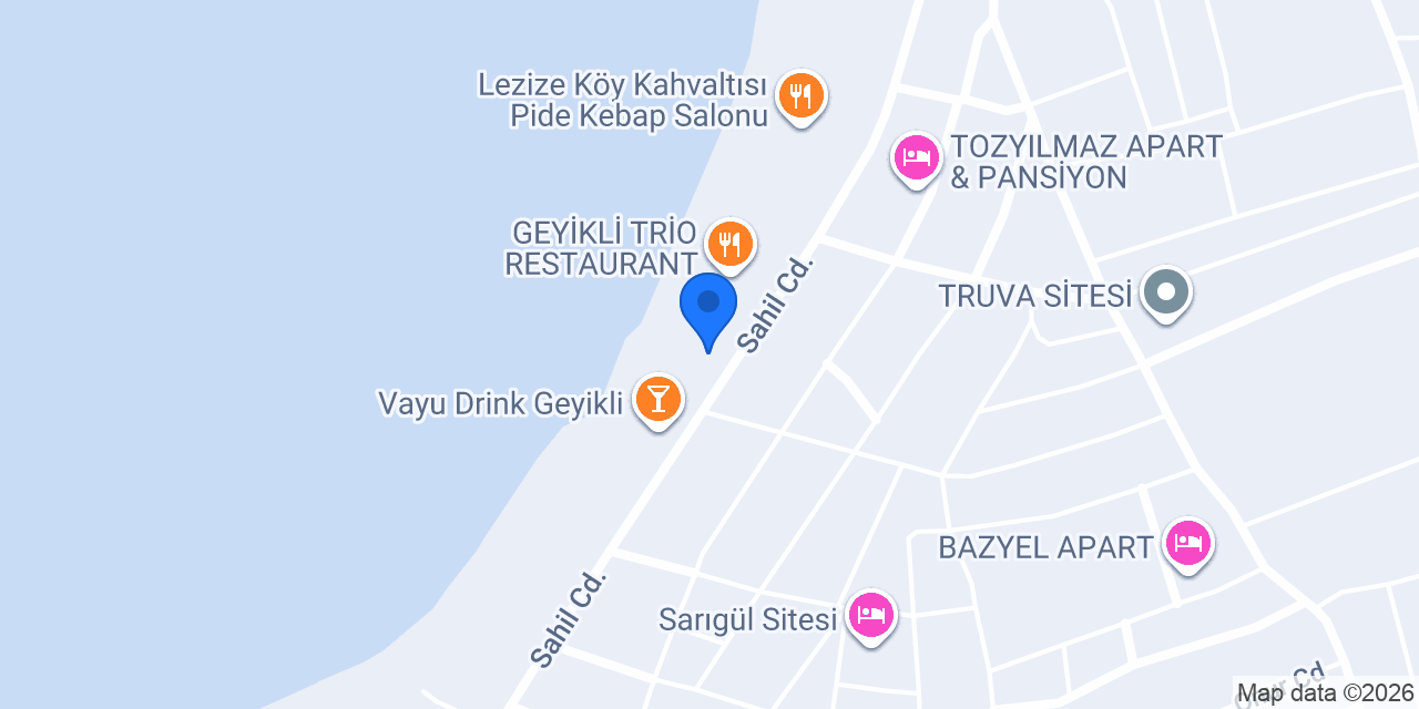 Geyikli Saki konumu