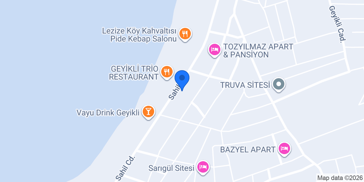 BOZ GEYİK PANSİYON konumu