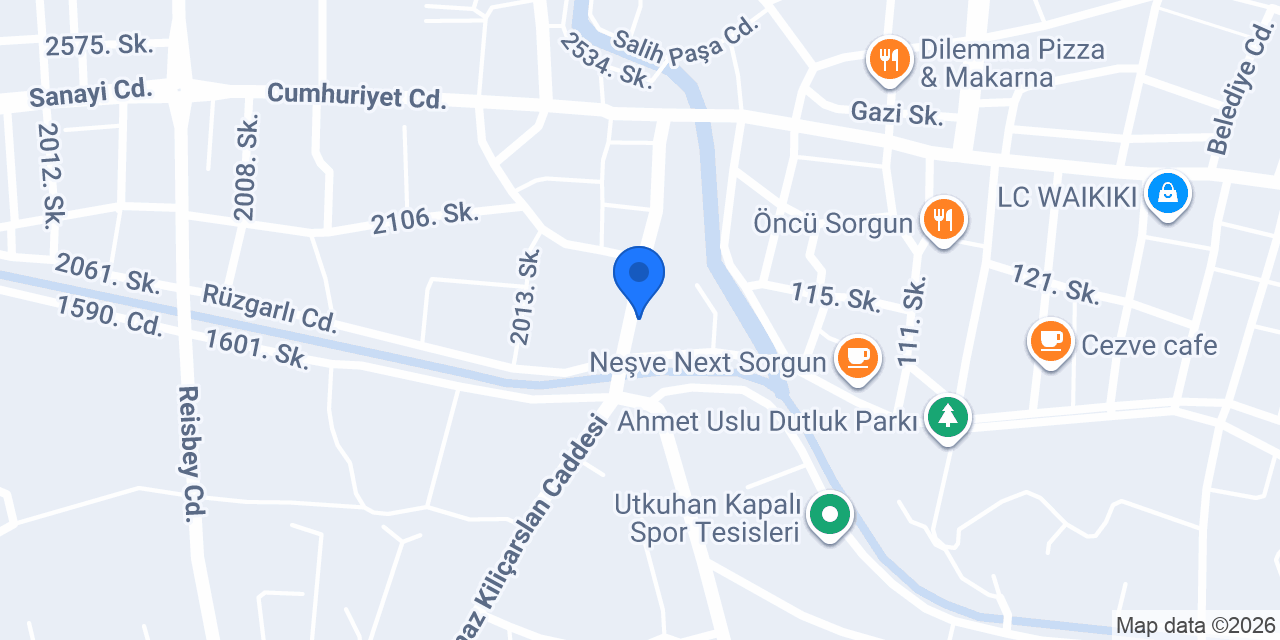 ÜNAL DOGALGAZ SU TESISAT KOMBI SORGUN DOĞALGAZ konumu