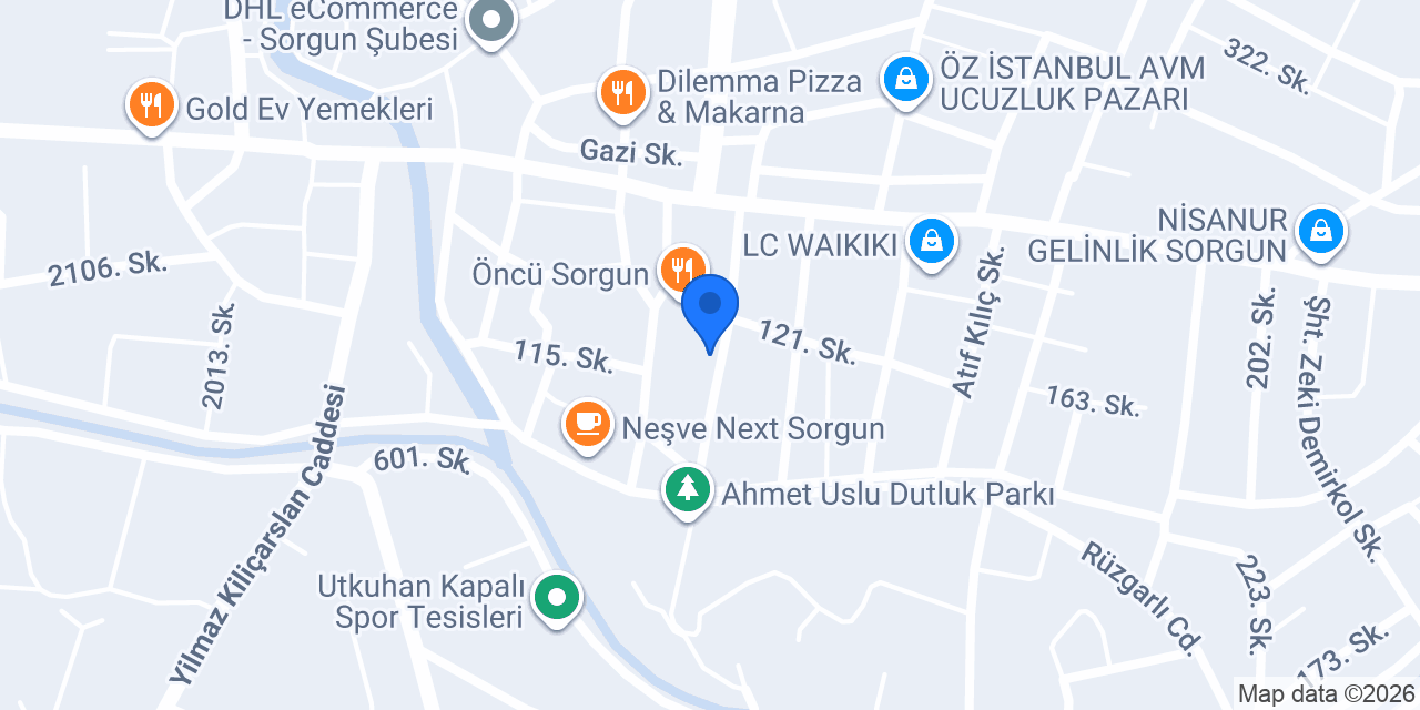 Milano Pizza Makarna konumu