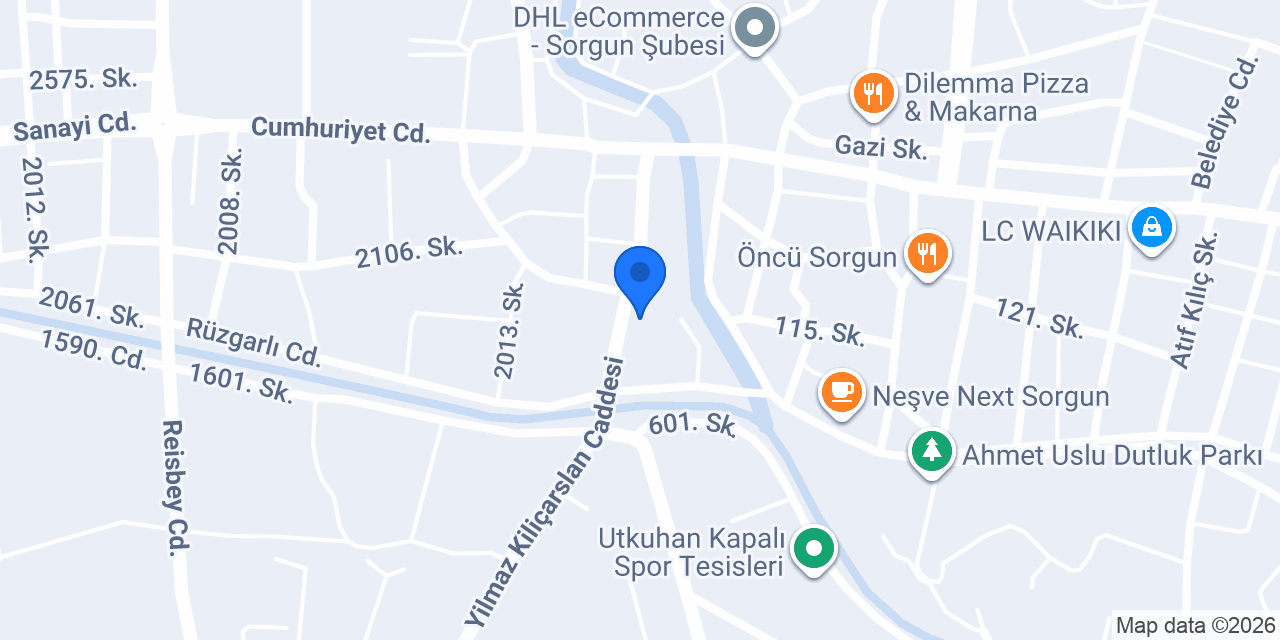 Hizir Paket Sorgun konumu