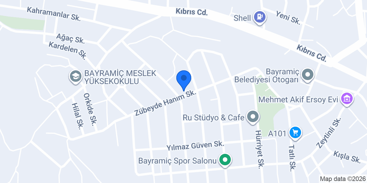 Ayça sürücü kursu konumu
