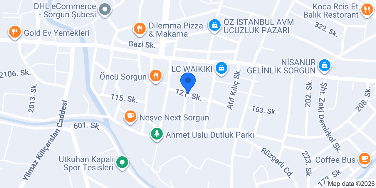 Simitçi Dünyası Sorgun konumu