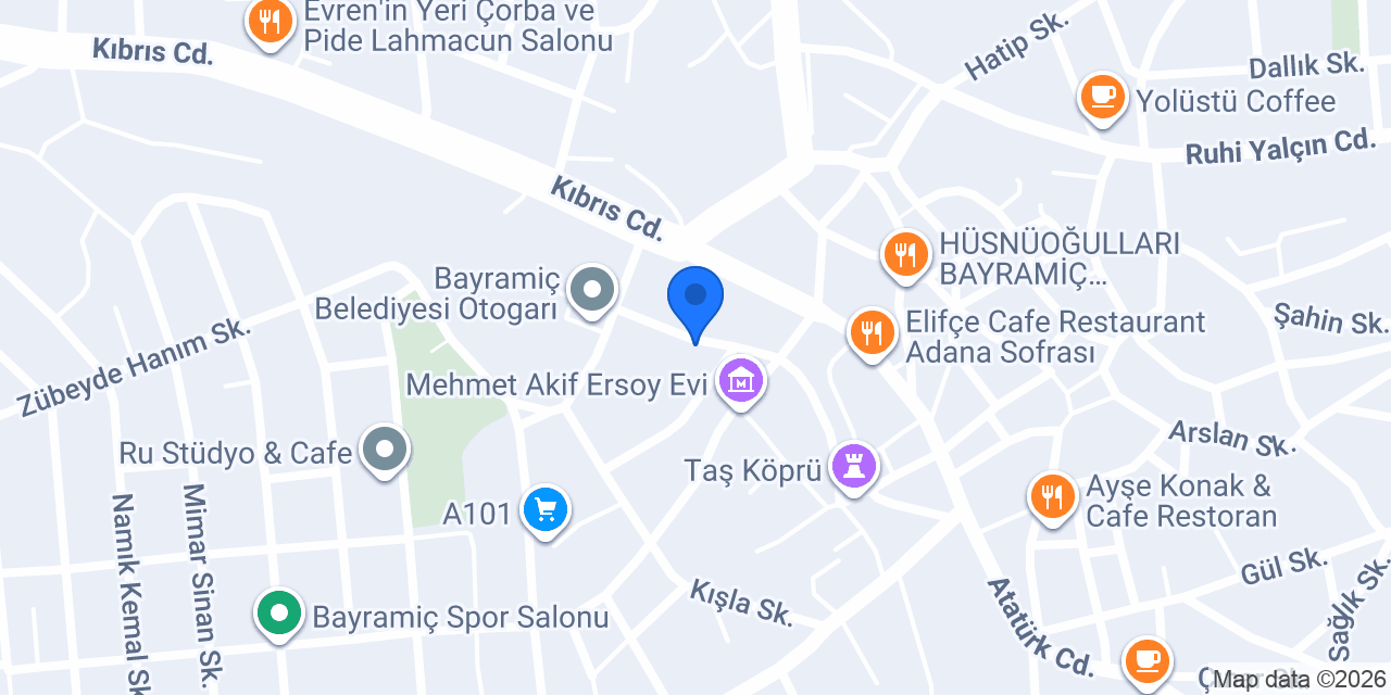 Ersoy Veteriner Kliniği konumu