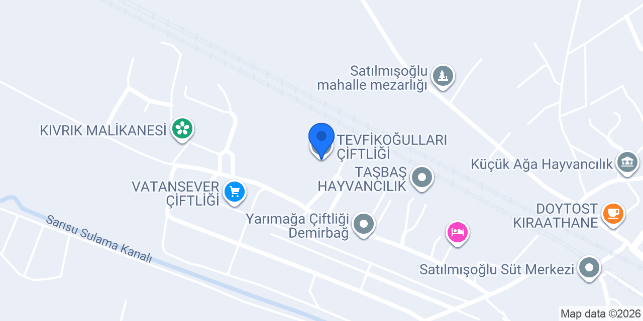 TEVFİKOĞULLARI ÇİFTLİĞİ konumu