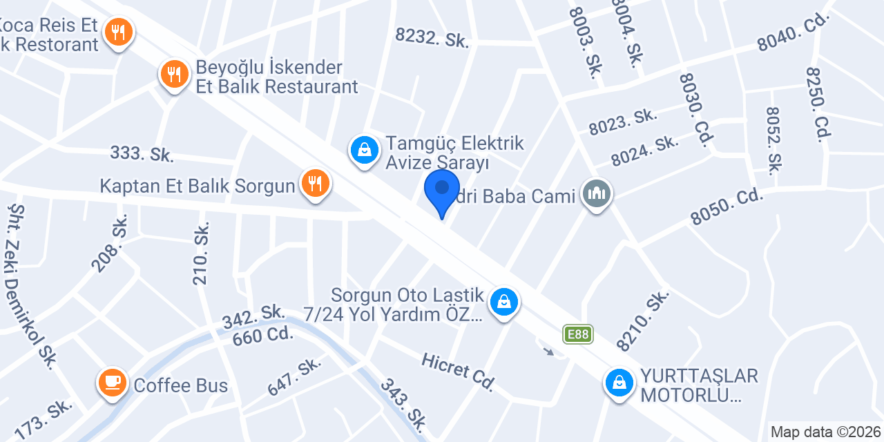 OFİSİM OFİS MOBİLYALARI konumu