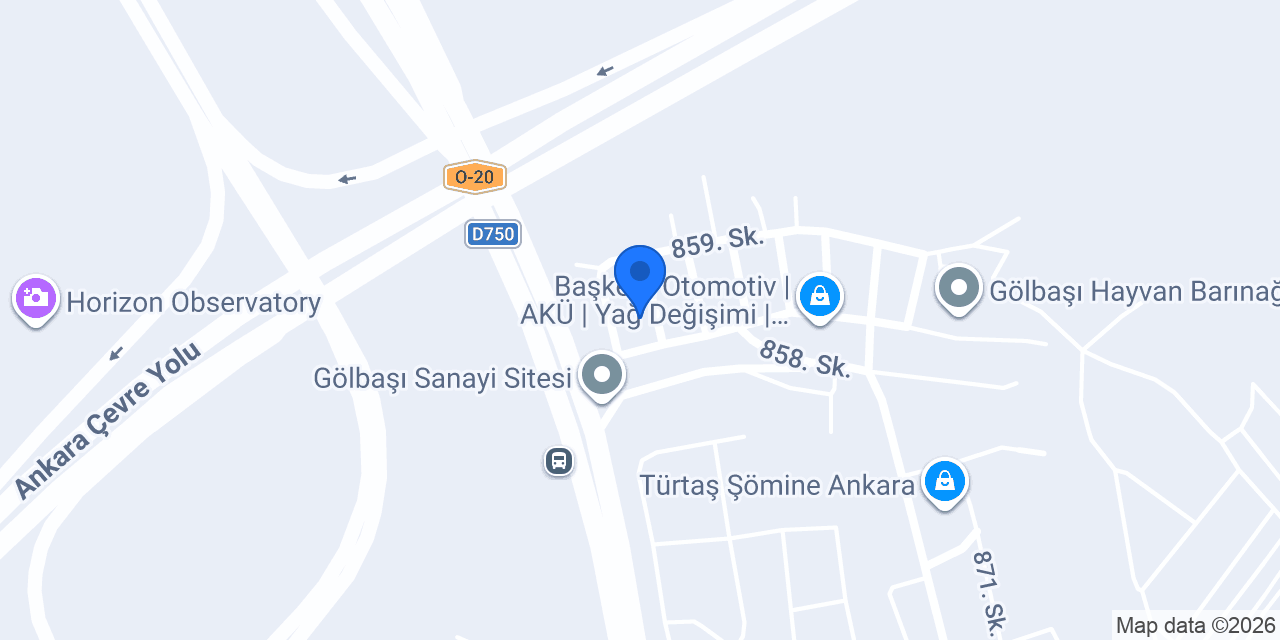 Bilgi Otomotiv konumu