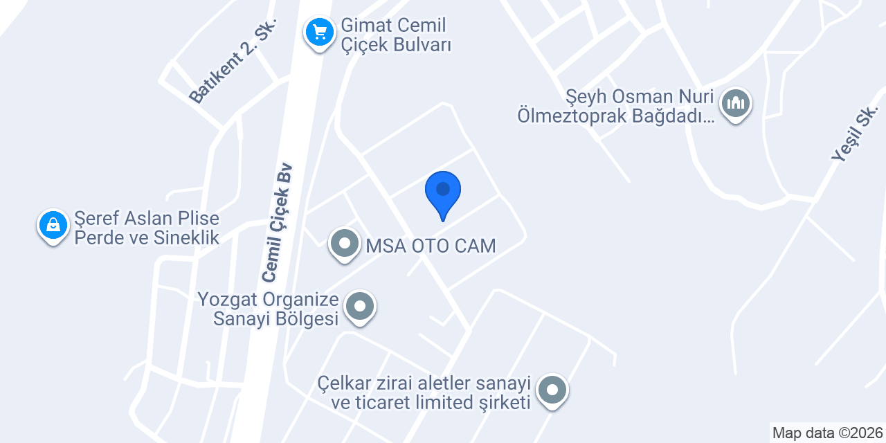 Murat Mobilya konumu