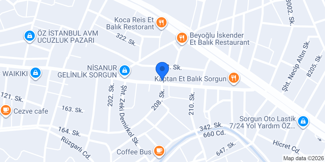 SEFA ELEKTRİK VE AVİZE konumu