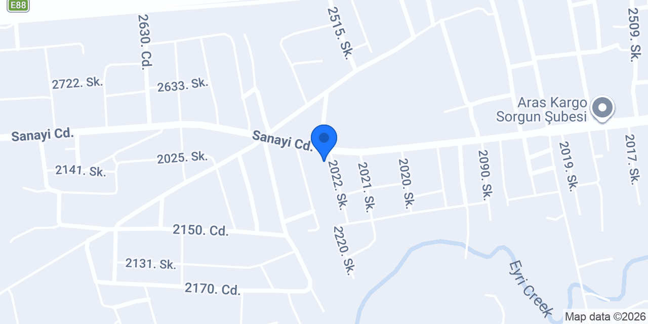 Komagene Sanayi cad. konumu