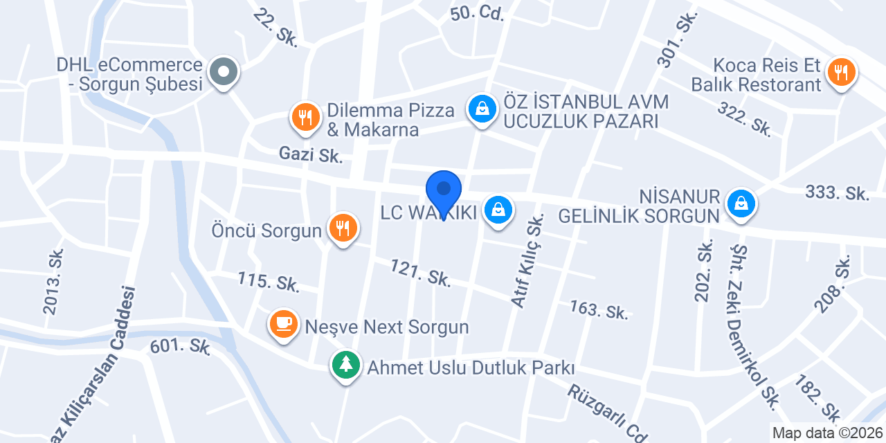 Ardıçlar Tekstil konumu