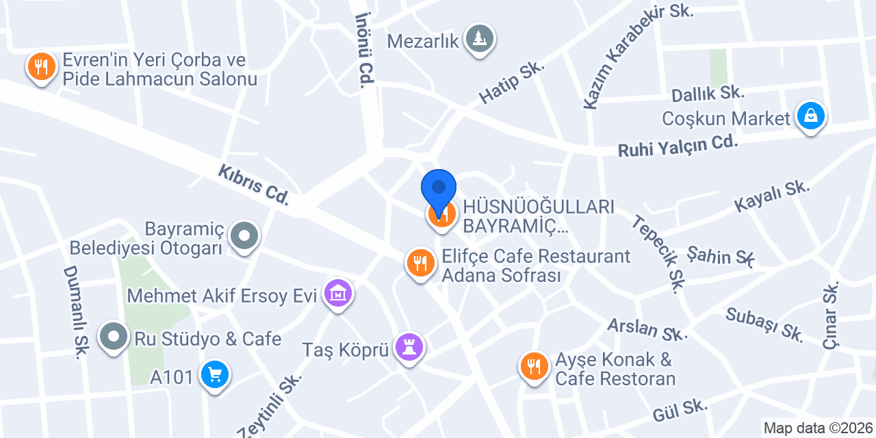 Onur Veteriner Kliniği konumu
